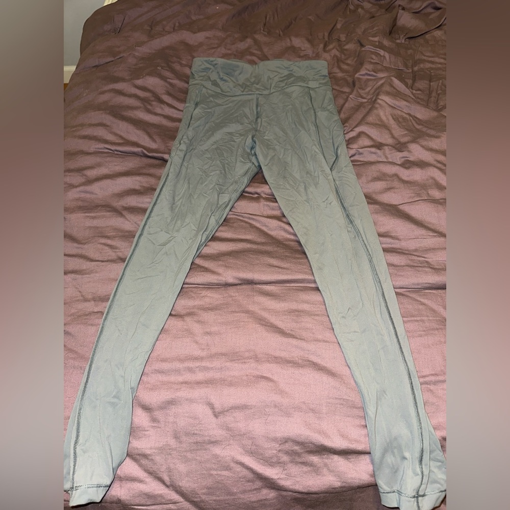 Grey Charcoal Leggings with Pocket